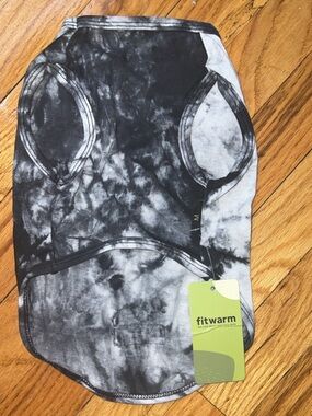 Fitwarm Gray Tie Dye Dog Shirt Size M NWT Cute Pet Apparel